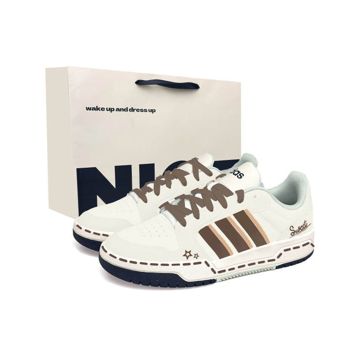 Adidas Adidas ENTRAP Skateboard Shoes Unisex Low Top Brown