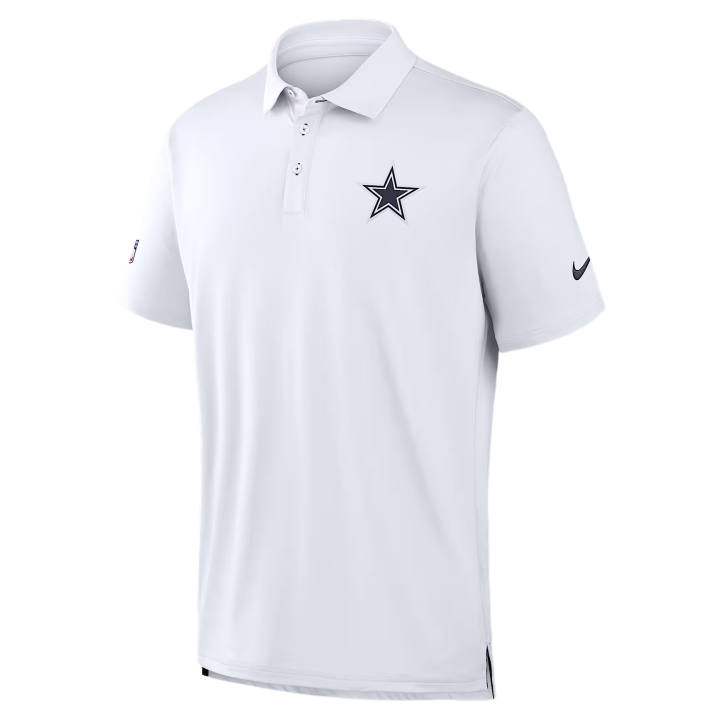 Nike Nike NFL Polo Shirts Men's White Polo Collar Moderate
