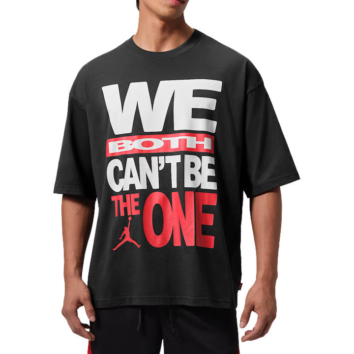 Jordan Jordan Sport Dri FIT Quick Dry T Shirts Men's Gray Black/University Red Crew Neck Moderate