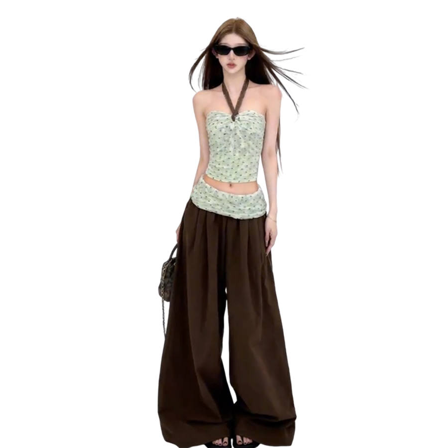JBBCN Casual Suits Women's Halter Thin