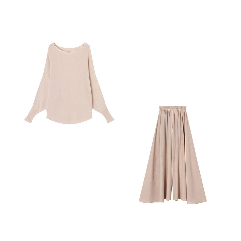 XIANGYING Casual Suits Women's Crew Neck Moderate