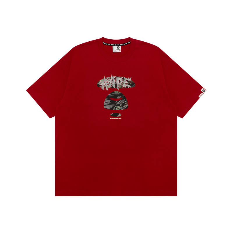 Aape T Shirts Men's Crew Neck Moderate Straight Fit