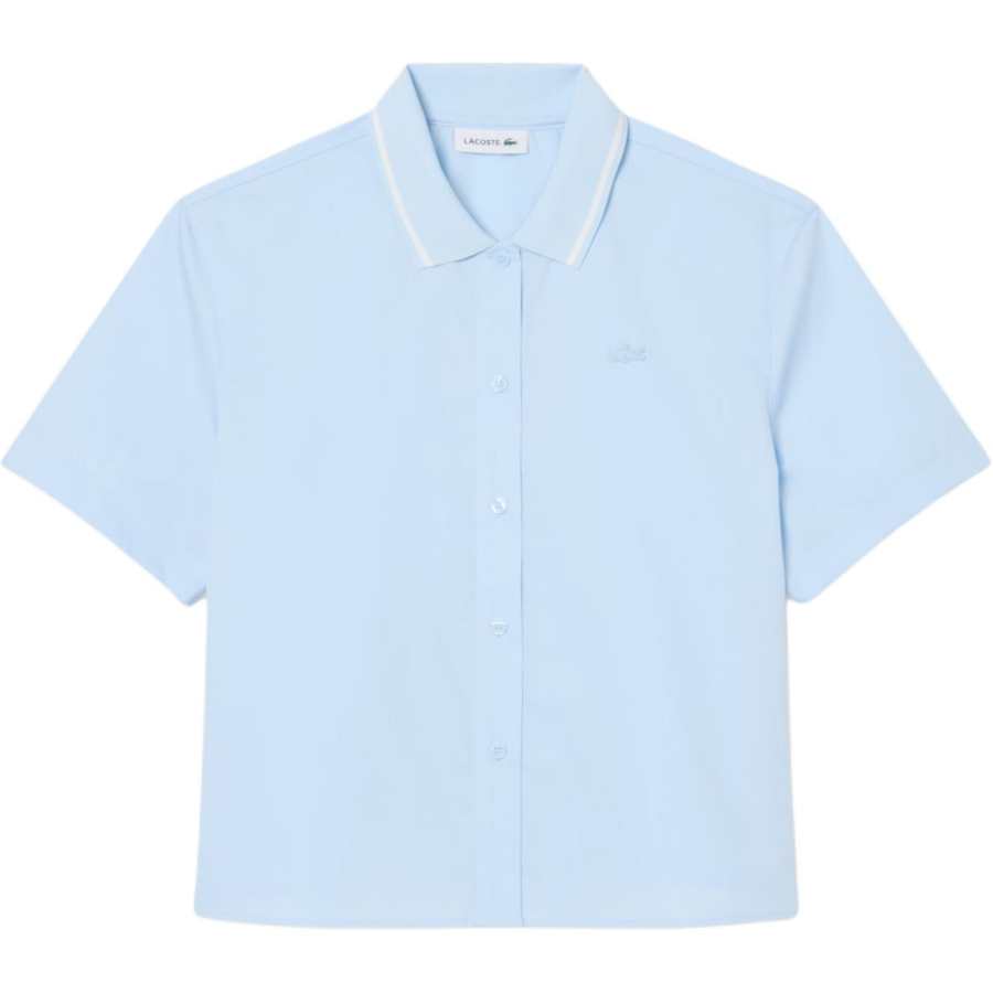 LACOSTE LACOSTE Shirts Women's Lapel