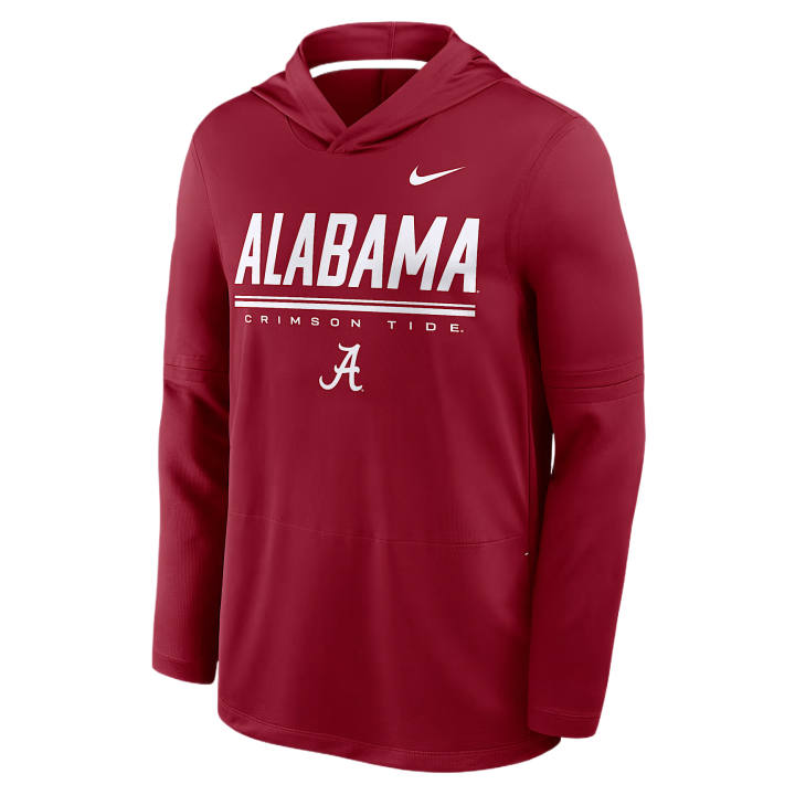 Nike Nike Dri Fit College Sweatshirts Men's Dark Red/White Team Hooded Non Detachable Moderate