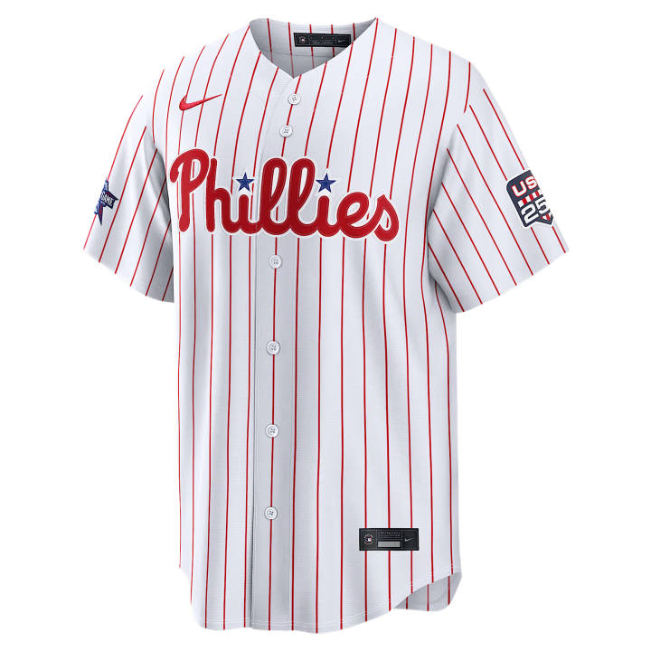Nike Nike X MLB Baseball Jerseys Men's White V Neck Moderate
