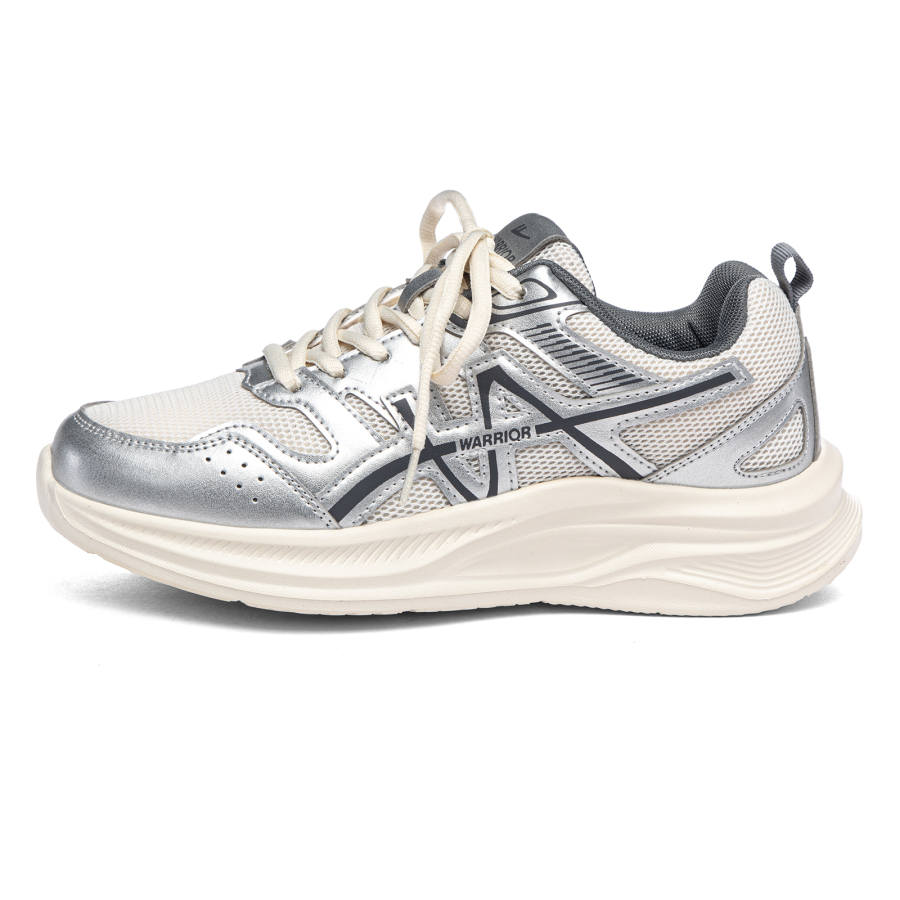 WARRIOR WARRIOR Running Shoes Unisex Low Top Beige Gray