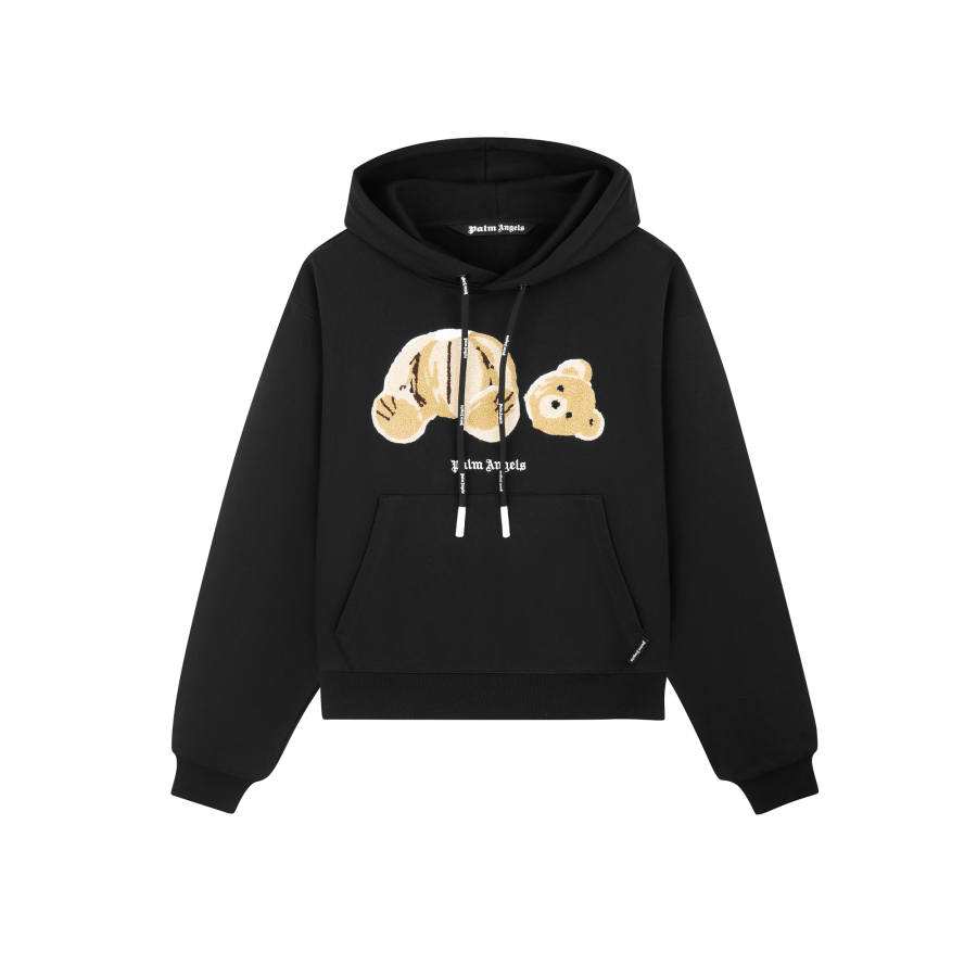 PALM ANGELS Sweatshirts Men's Hooded Non Detachable Moderate Straight Fit