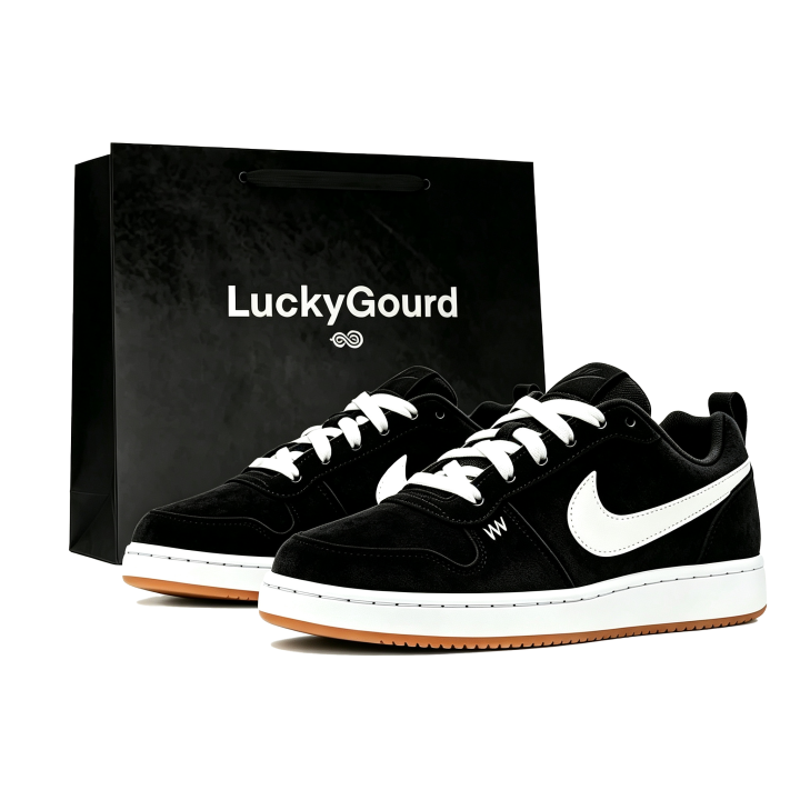 Nike Nike Court Borough Skateboard Shoes Men's Low Top White/Black
