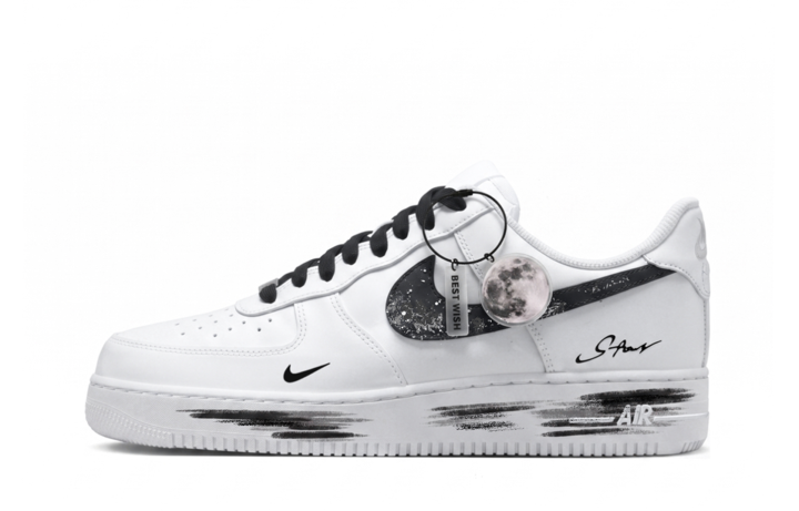 Nike Nike Air Force 1 Skateboard Shoes Unisex Low Top White Black