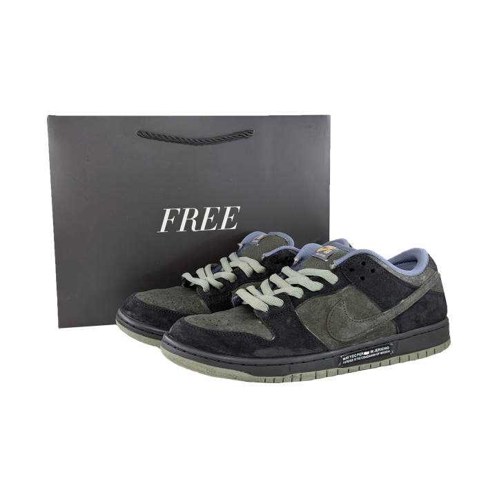 Nike Nike Dunk SB Skateboard Shoes Unisex Low Top Black Green
