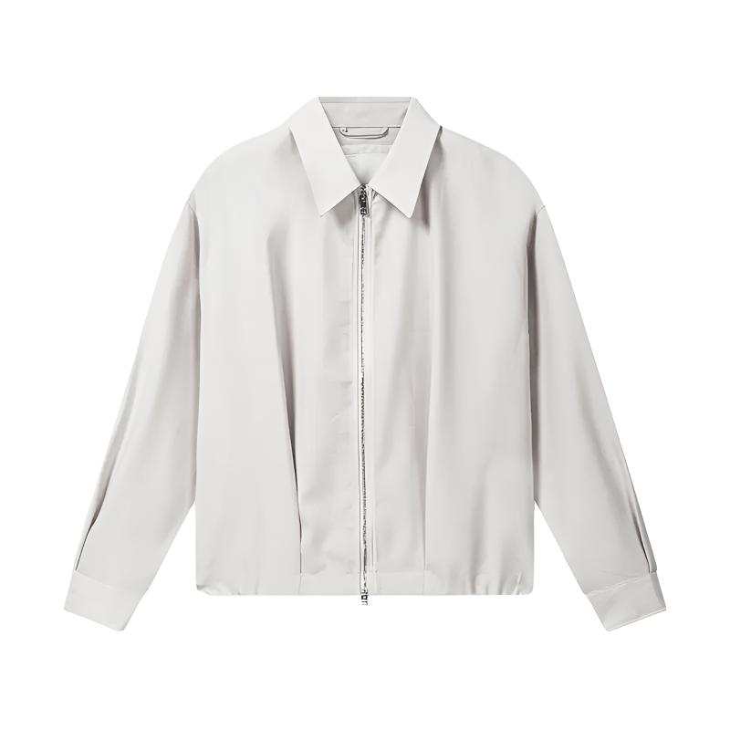 FILA X MOLANDI MILANO Jackets Women's Light Gray Ivory Lapel Moderate Other