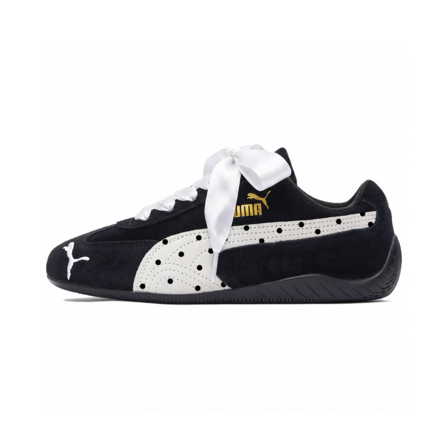 PUMA Speedcat Collection Skateboard Shoes Women's Low Top Black White