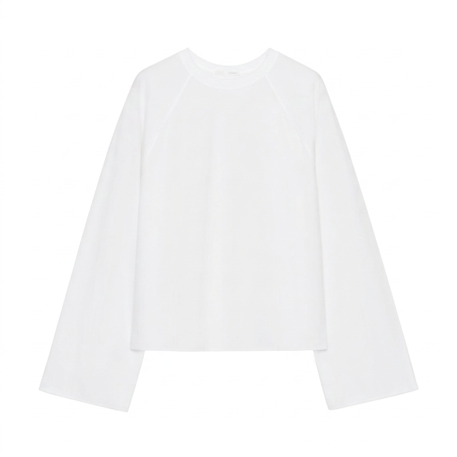 ZARA T Shirts Women's White Crew Neck