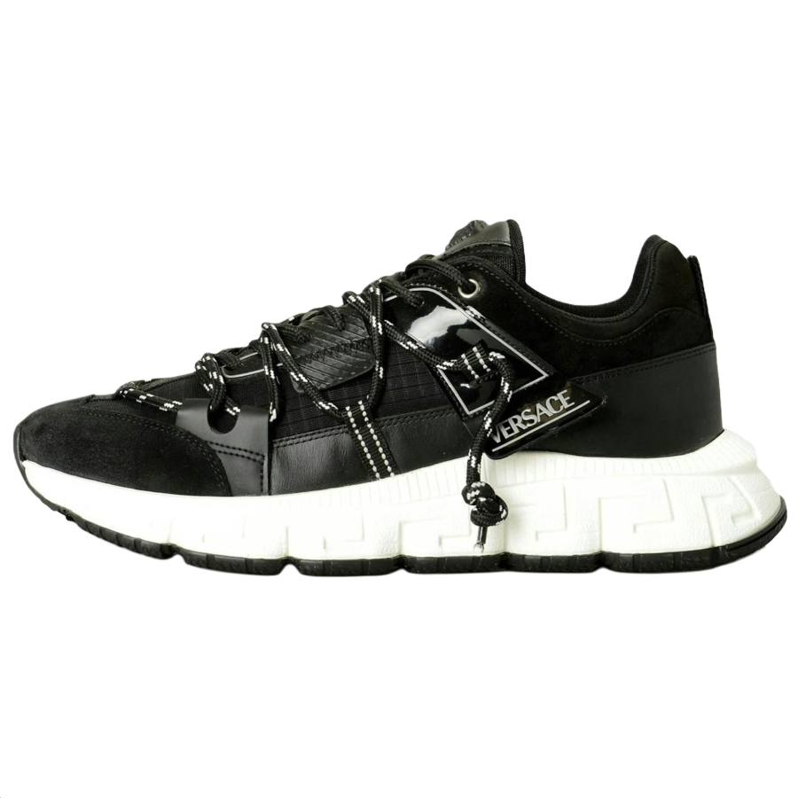 VERSACE Trigreca Casual Shoes Men's Low Top Black
