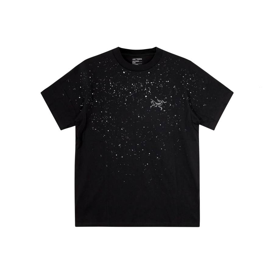 Arcteryx KRAGG T Shirts Unisex Black/Black Crew Neck Moderate