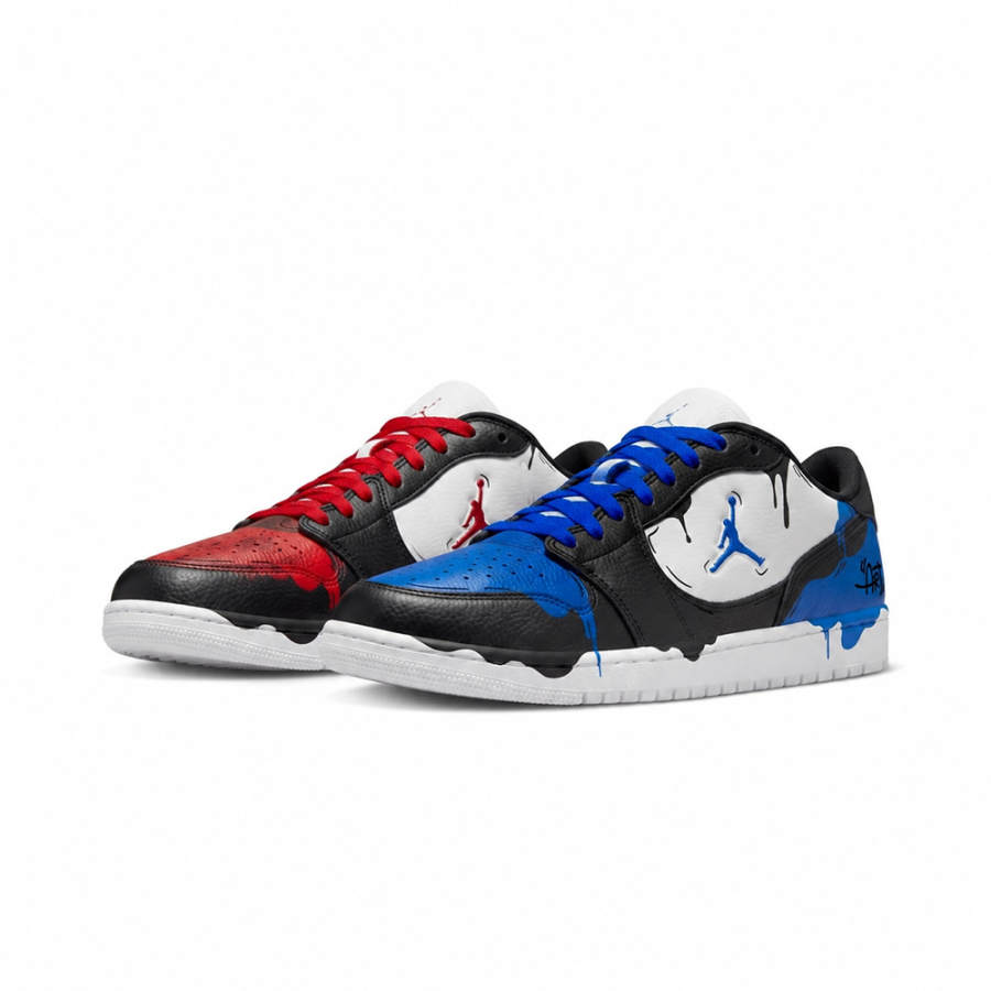 Jordan Jordan COURT CONNECT Skateboard Shoes Men's Low Top Red & Blue