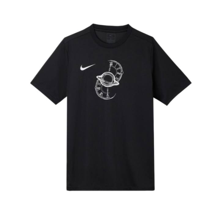 Nike Nike T Shirts Unisex Black Crew Neck Moderate Straight Fit