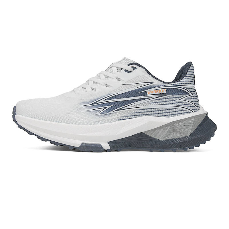 WARRIOR WARRIOR Running Shoes Men's Low Top White Blue Gradient Color Block