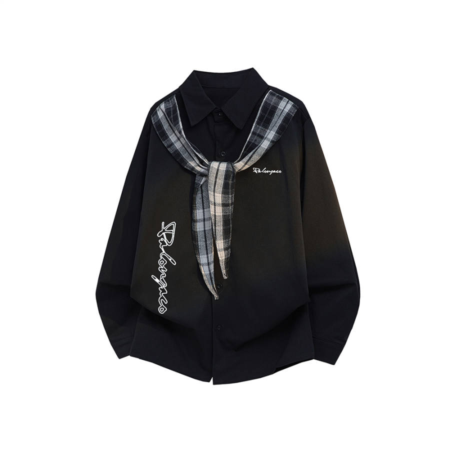 PAL ONGACO Shirts Unisex Lapel Moderate Straight Fit