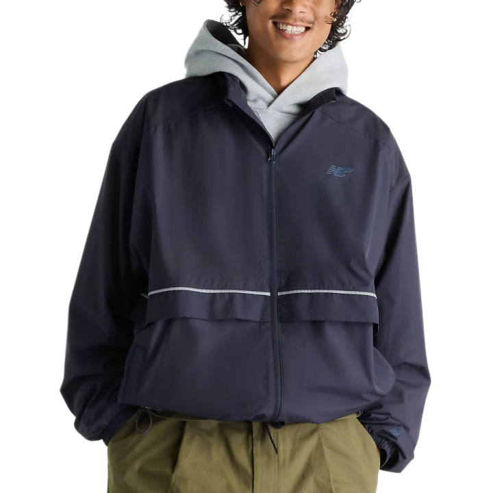 New Balance New Balance Jackets Men's Night Blue Stand Collar Moderate