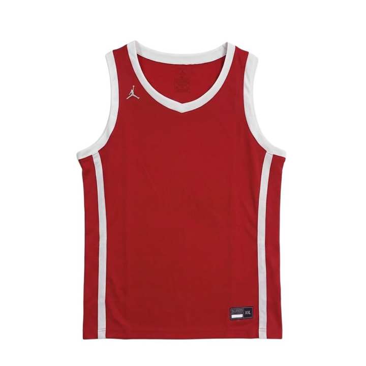 Jordan Jordan Tank Tops Women's Red V Neck
