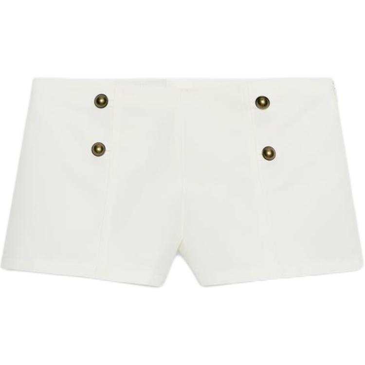 ZARA Casual Shorts Women's Frosted White