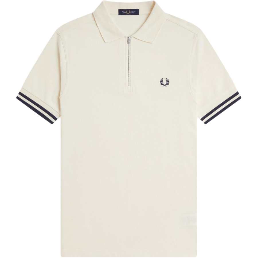 FRED PERRY FRED PERRY Polo Shirts Men's Ecru Lapel Moderate
