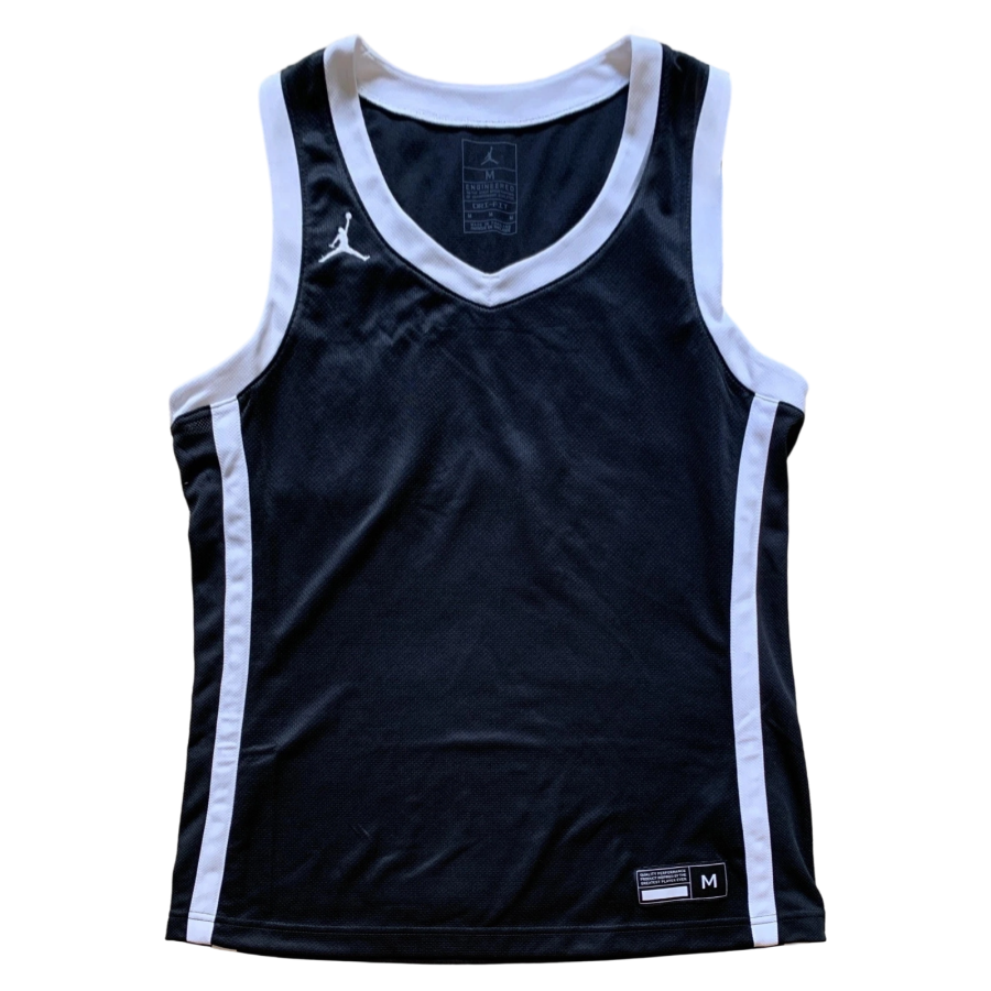Jordan Jordan Jumpman Basketball Jerseys Women's Black V Neck