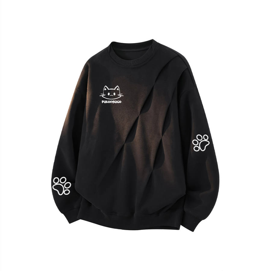PAL ONGACO Sweatshirts Unisex Crew Neck Moderate Nipped In Waist