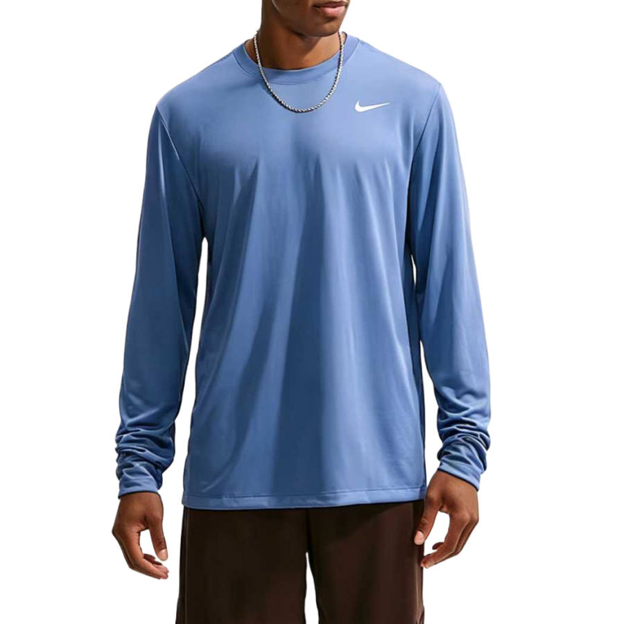 Nike Nike Legend Fitness Clothing Men's Indigo Storm/White Crew Neck