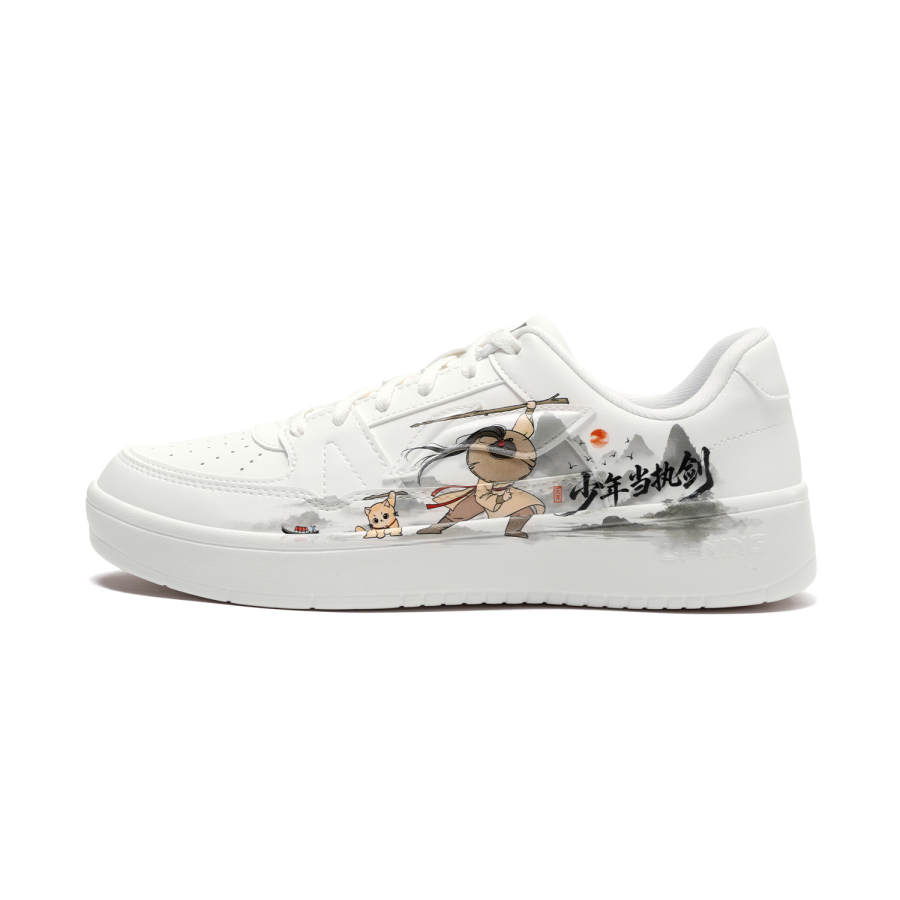 Li-Ning Li Ning January 1.0 Skateboard Shoes Men's Low Top White