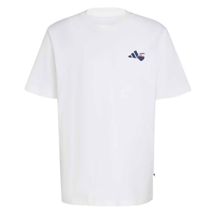 Adidas Adidas T Shirts Men's White Crew Neck Moderate