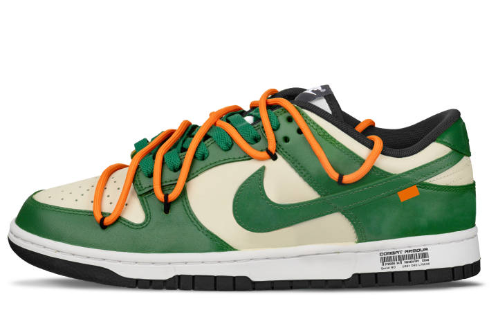 Nike Nike Dunk Skateboard Shoes Unisex Low Top Yellow Green