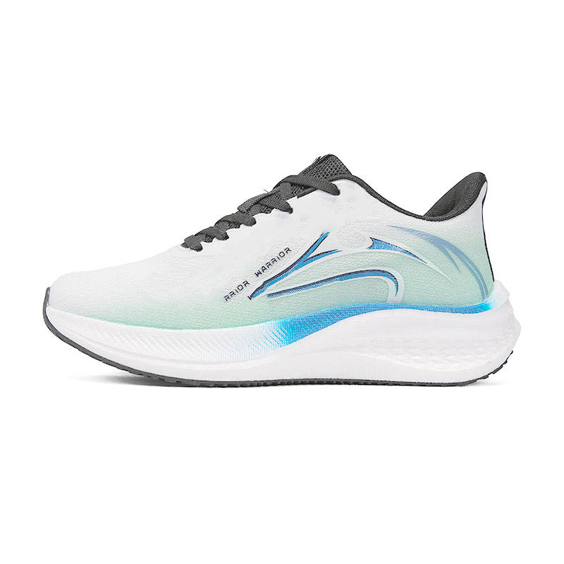 WARRIOR WARRIOR Running Shoes Men's Low Top White Cyan Blue Gradient Colorway