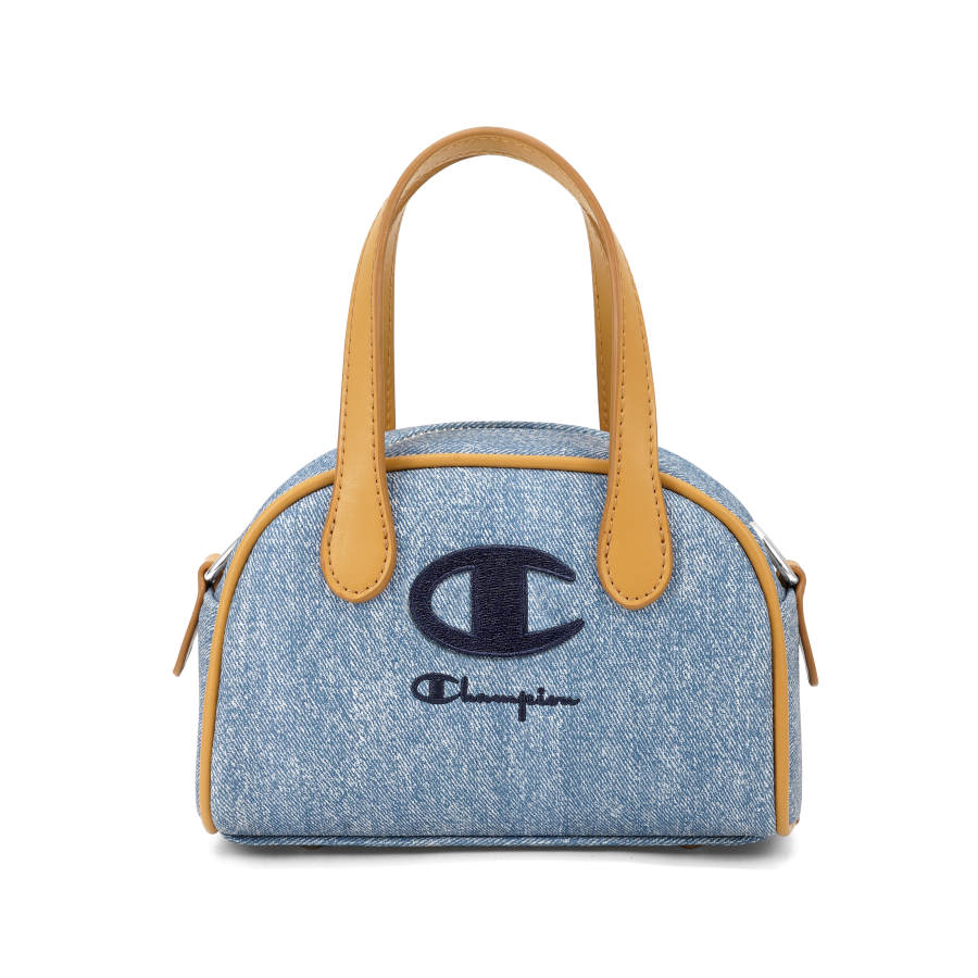 Champion Synthetic Leather Crossbody Handbag Women's Washed Blue