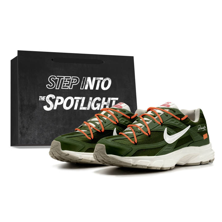 Nike Nike Initiator Running Shoes Unisex Low Top Green, Brown, White