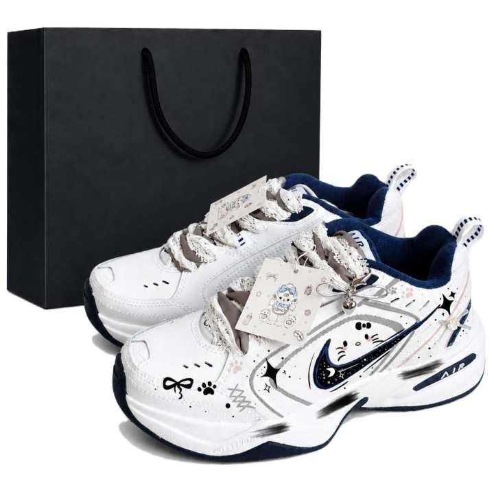 Nike Nike Air Monarch 4 Chunky Sneakers Unisex Low Top Black/White