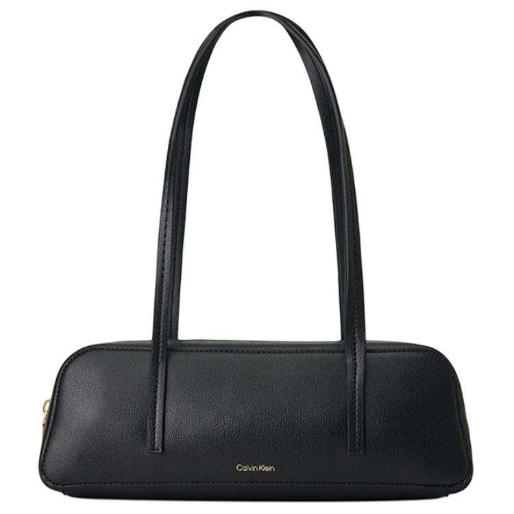 CALVIN KLEIN Blended Material Shoulder Bag Women's Space Black