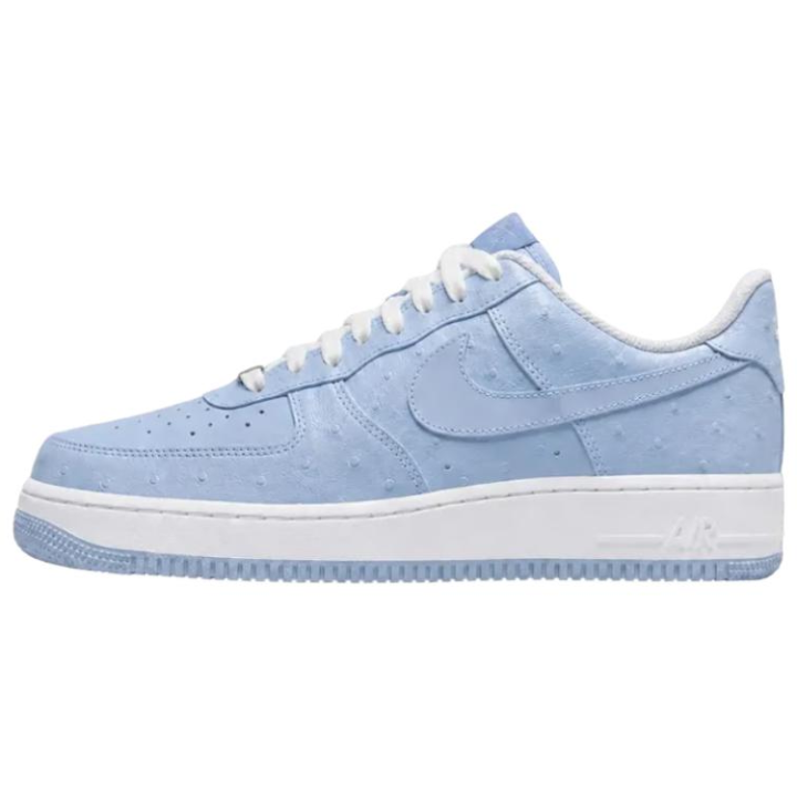 Nike Travis Scott X Nike Air Force 1 Skateboard Shoes Unisex Low Top Ice Blue