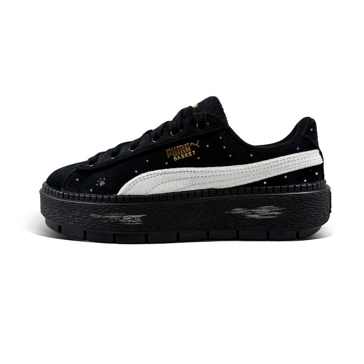 PUMA PUMA Platform Trace Skateboard Shoes Unisex Low Top White
