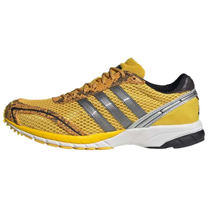 Adidas Adidas Adizero Adios OG Running Shoes Women's Low Top Practical Yellow/Iron Gray/Core Black