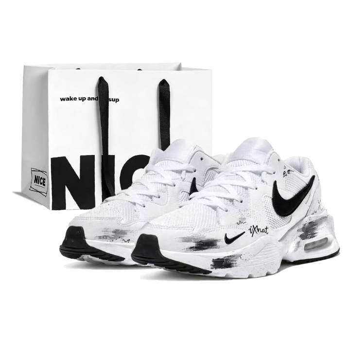 Nike Nike Air Max Fusion Running Shoes Men's Low Top Black/White