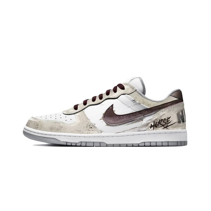 Nike Nike Big Skateboard Shoes Unisex Low Top Brown