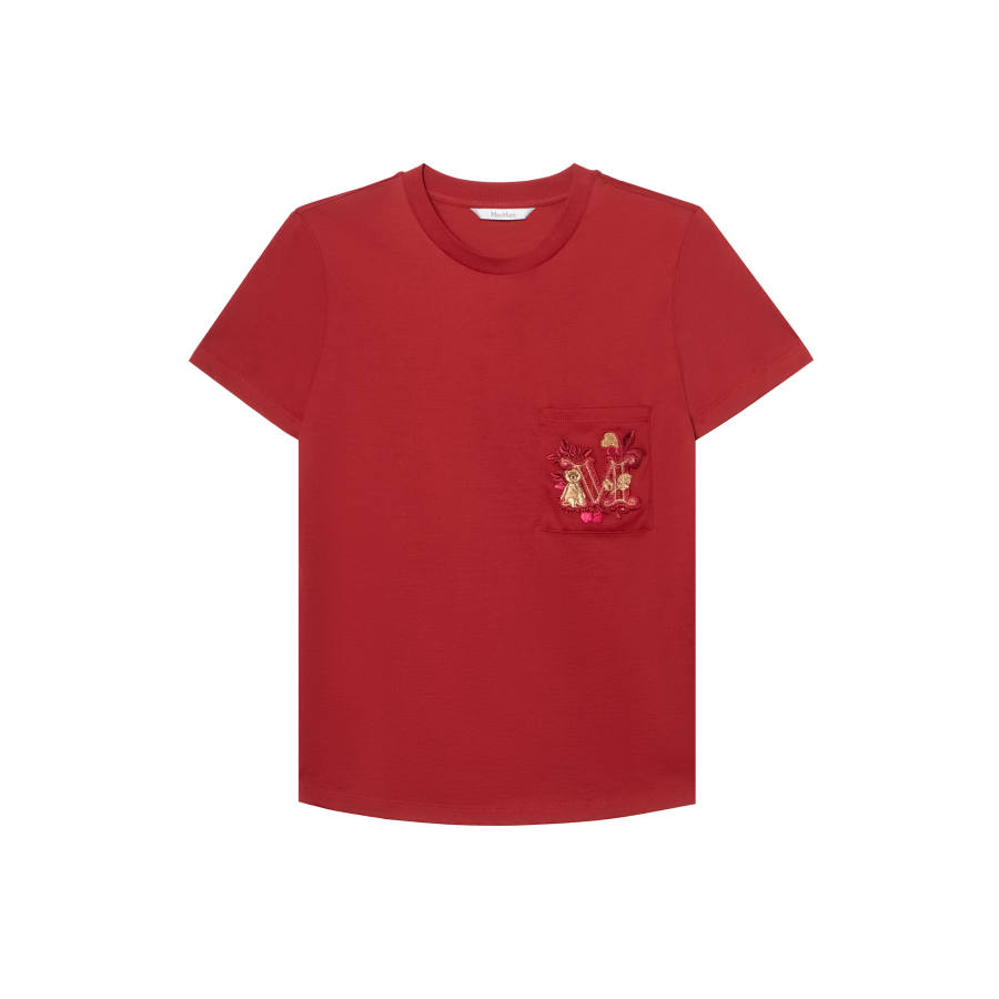 MaxMara Max Mara Nunzio Logo Embellished Crewneck T Shirt