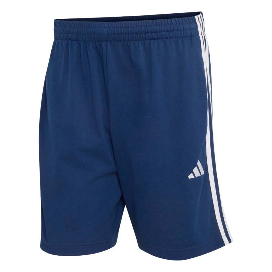 Adidas Adidas ESSENTIALS 3 Stripes Casual Shorts Men's Blue