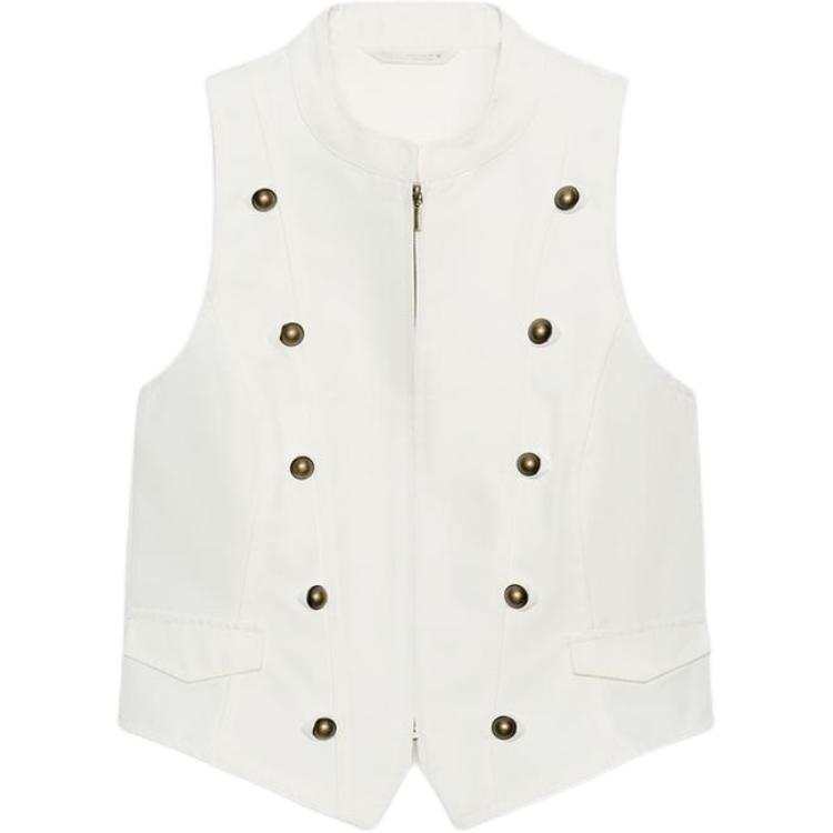 ZARA Tank Tops Women's Frosted White Other
