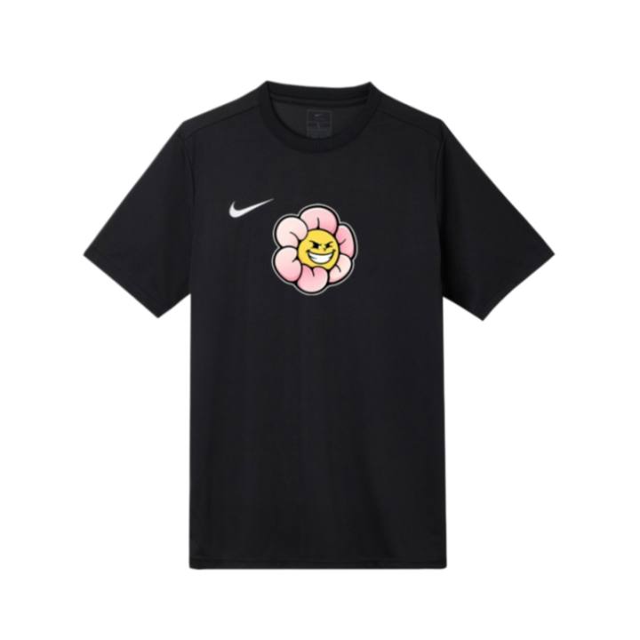 Nike Nike T Shirts Unisex Black Crew Neck Moderate Straight Fit
