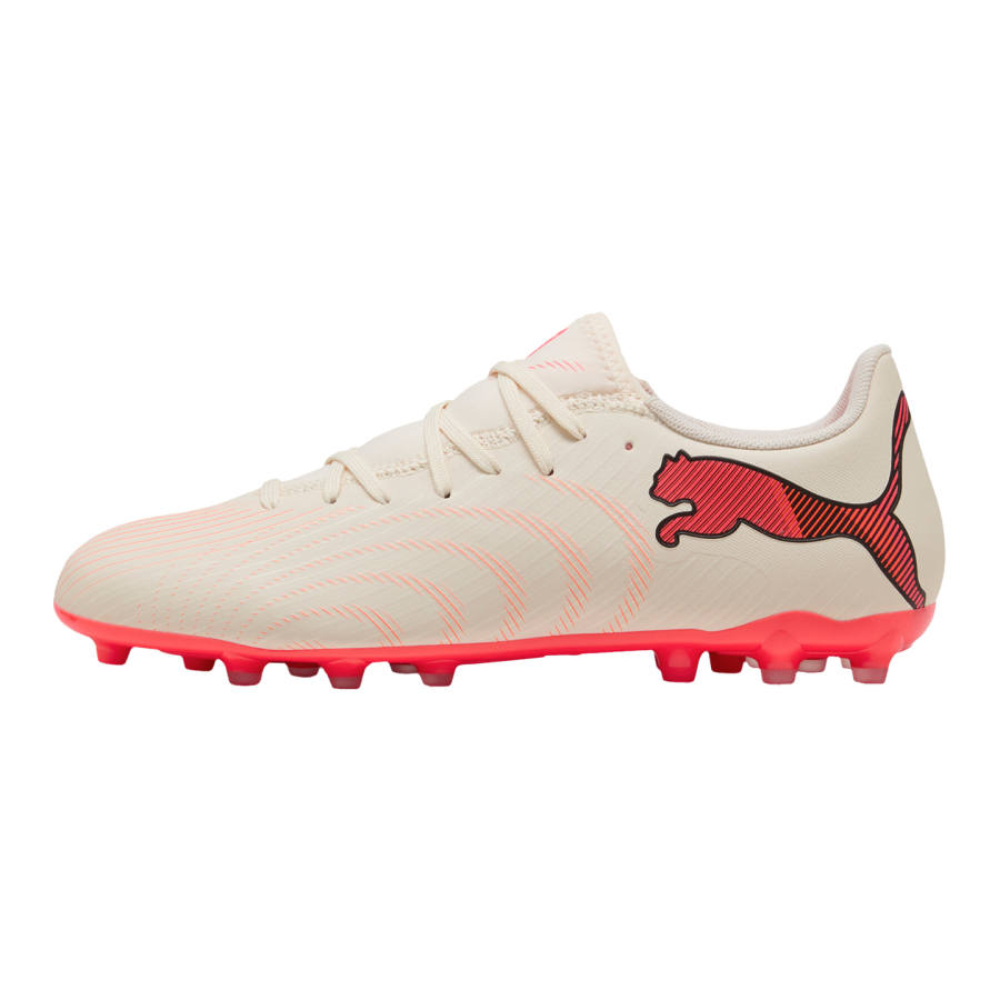 PUMA Future 9 Soccer Shoes Unisex Low Top Apricot/Red