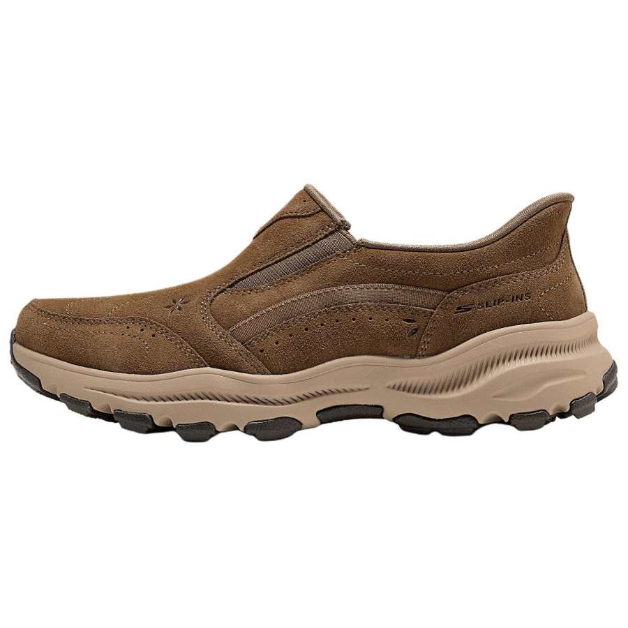 Skechers Slip Ins Mountaineering & Hiking Shoes Women's Low Top Brown