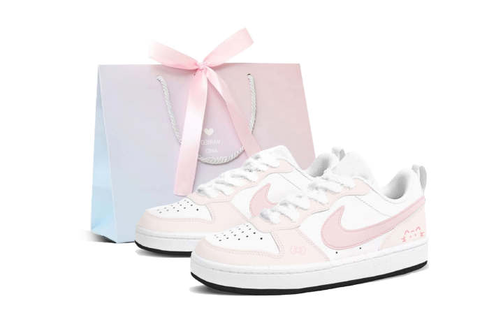 Nike Nike Court Borough 2 Low top Skateboard Shoes Women's Pink